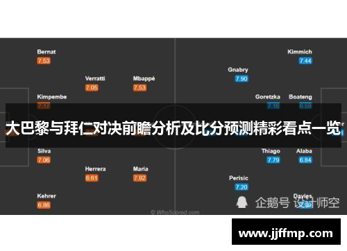大巴黎与拜仁对决前瞻分析及比分预测精彩看点一览